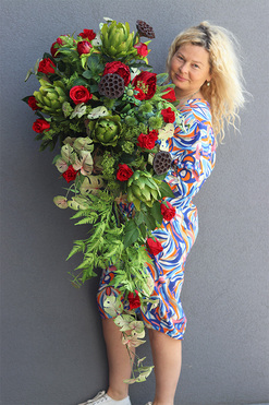 Amazonia Volcan, nowoczesna kompozycja nagrobna, wym.55x114cm 