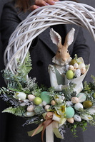 uroczy wianek, Zając Wielkanocny XXL