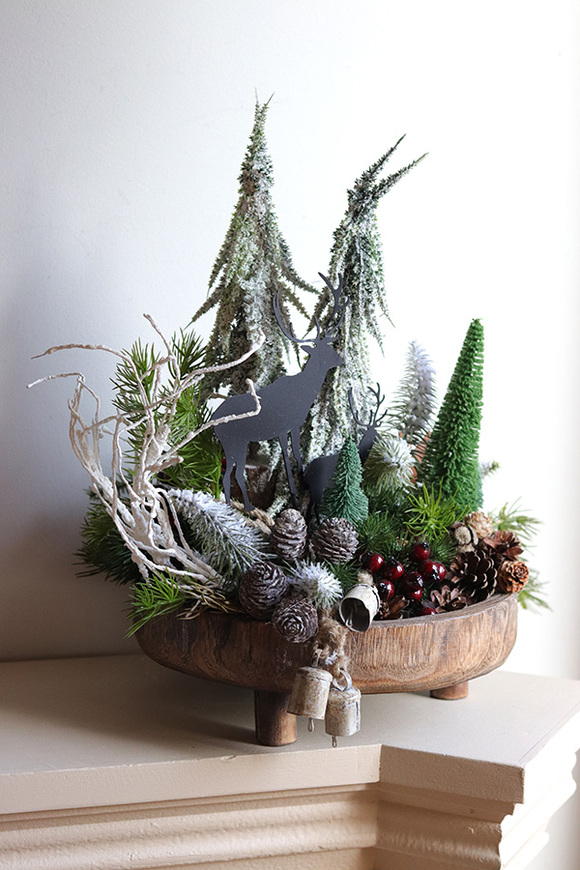 Scandi Solessi, świąteczny stroik na stół