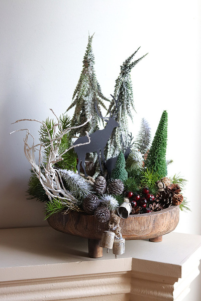 Scandi Solessi, świąteczny stroik na stół