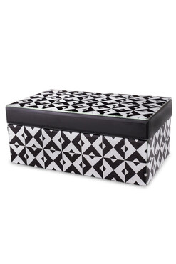 Chelle Glamour, szklane puzderko szkatułka, wym.9x21x12cm