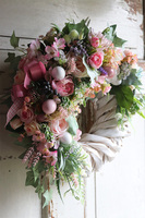 atrakcyjny wielkanocny wianek, Pastellova New, śr.43cm