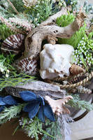 kompozycja marynistyczna w szufladzie, Nadmorska, wym.38x34cm 