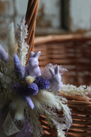 Minelia Netra, dwustronnie dekorowany koszyczek wielkanocny