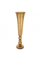 Porto Gold E, efektowny złoty puchar / wazon, wym.59x15x15cm