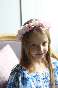 OD RĘKI Adour, komunijny wianek na głowę, rozmiar uniwersalny 