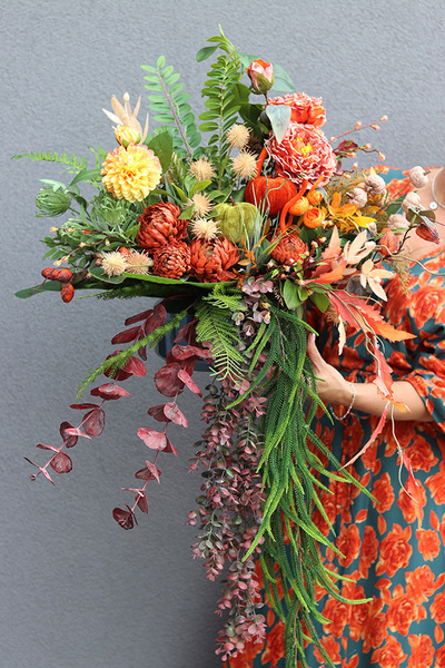 Ladies First Pumpkin B, jesienna kompozycja, wym.45x50cm