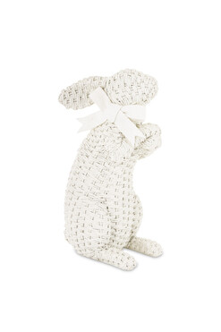 Zajączek Cottage B, figurka wielkanocna, biała, wys.27cm