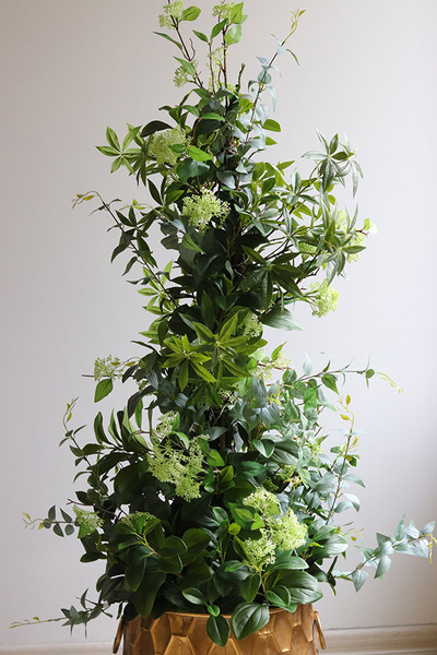 New Green Aguilera, drzewko sztuczne kolumnowe w donicy