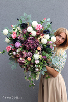 Wspomnienia Violet 2, pastelowa wiązanka nagrobna