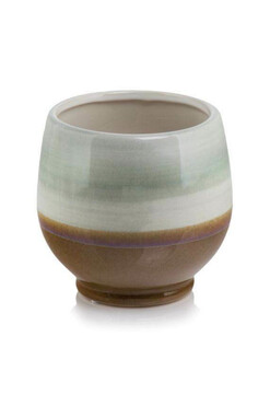 Irisada, osłonka ceramiczna doniczka, wym.13x14cm