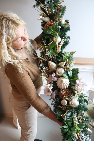 Olinea Christmas, świąteczna girlanda na kominek