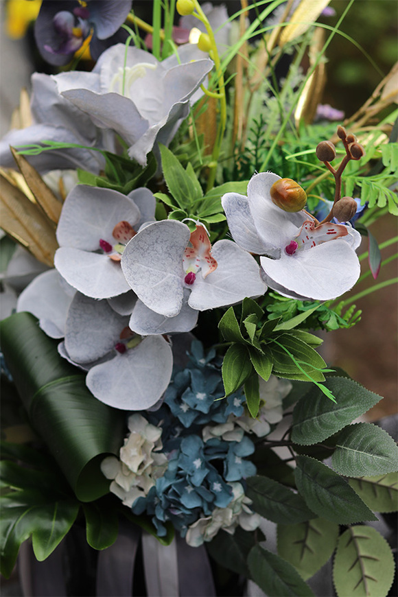 Hedrana, bukiet nagrobny we wkładzie