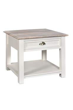  Bristol White stolik boczny, wym.55x65x65cm