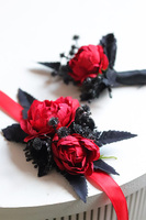 Red&Black, biżuteria kwiatowa na bal maturalny