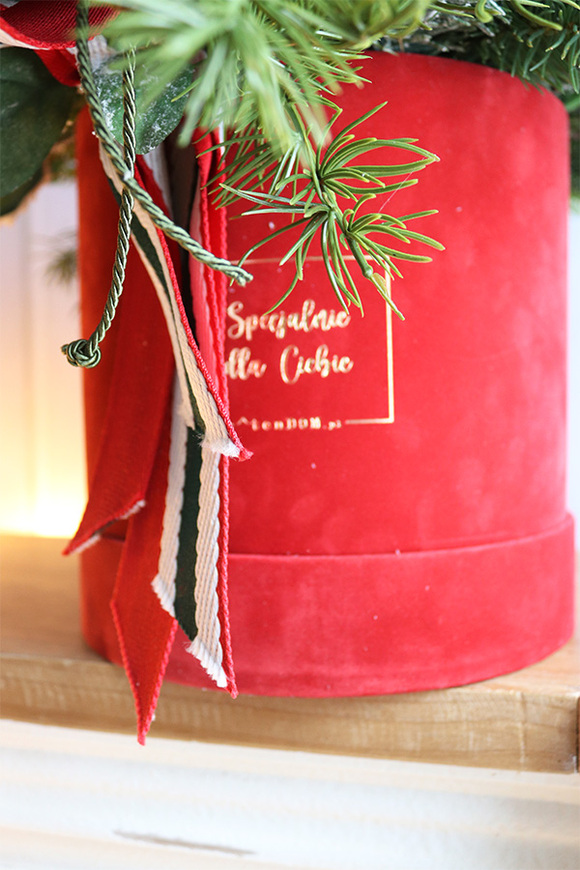 Złoty Jeleń, flowerbox świąteczny LED