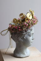 wianek na głowę / ozdoba do włosów Złota Baronowa, rozmiar uniwersalny