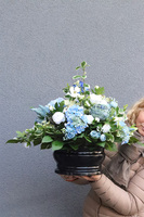 Nemira Blue, kompozycja nagrobna w misie