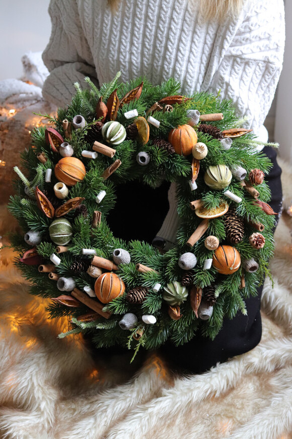 Smak Świąt, świąteczny wianek dekoracyjny