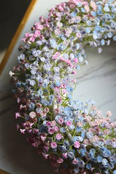 Kaszka Pastelowa Simple, wiosenny wianek dekoracyjny