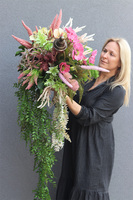 Hegema, zielona kompozycja wisząca