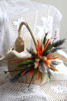 Mexico Easter, komplet dekoracji wielkanocnych, koszyczek&palemka