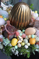 Pastelina Helitea, wielkanocny stroik na talerzu