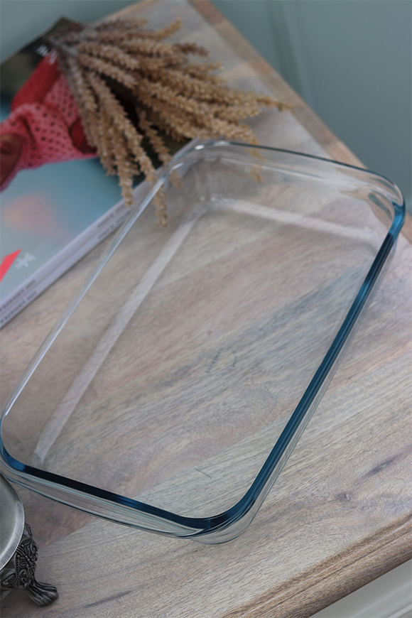 ekskluzywne naczynie żaroodporne z pokrywką, Silverisa, wym.16x41x21cm