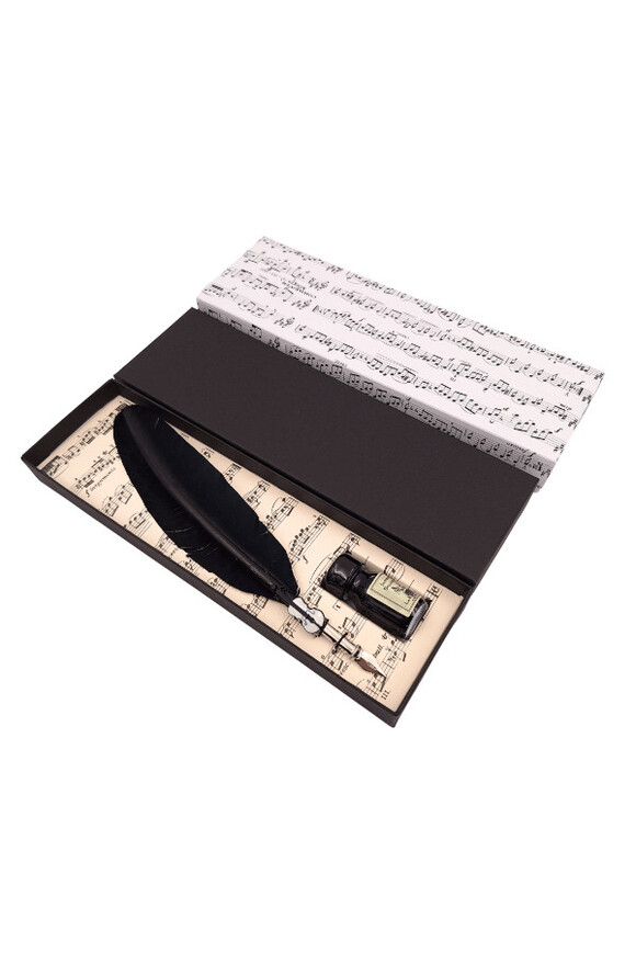 Wirtuoz, zestaw do kaligrafii z gęsim piórem