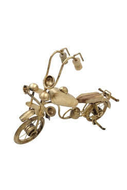 Motocykl, dekoracyjna figurka metalowa, wym.22x32x9cm