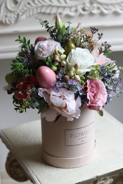 Easter Holiday, flowerbox wielkanocny, wys.40cm