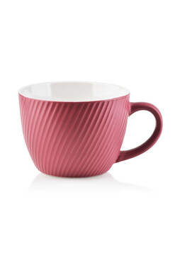 Swirl Sense, kubek ceramiczny, różowy, poj.480ml