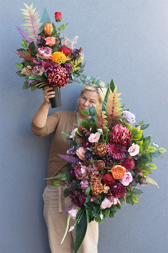 Morissa, jesienna wiązanka nagrobna