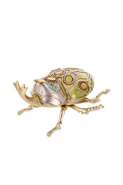 Secesja, dekoracyjna figurka żuczek A, wym.8.5x10x17cm