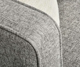 Classic, sofa narożna lewostronna, szary melanż