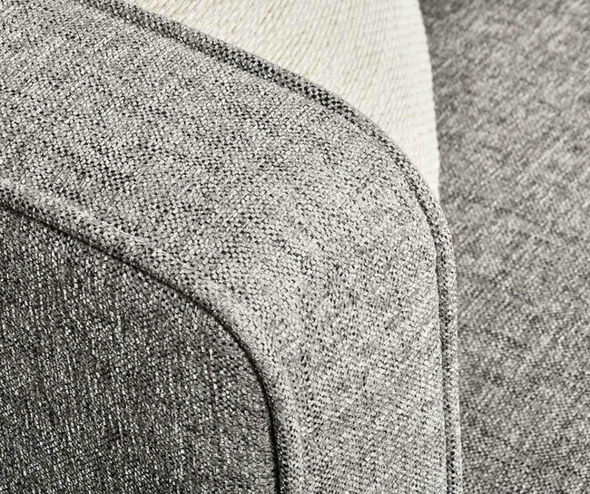 Classic, sofa narożna lewostronna, szary melanż