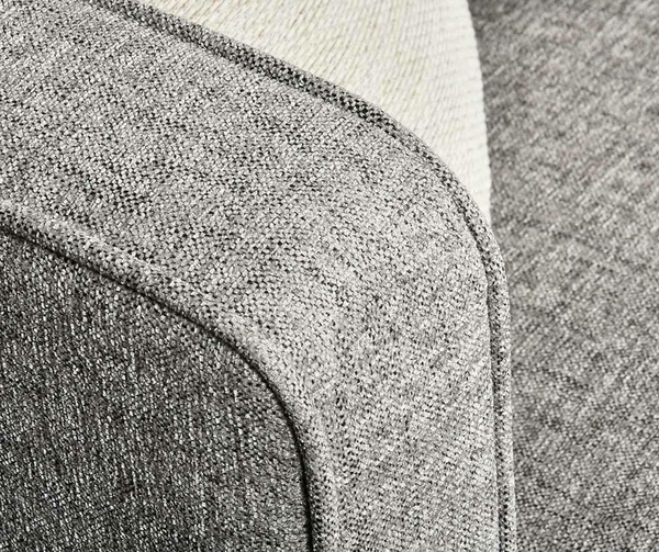 Classic, sofa narożna lewostronna, szary melanż
