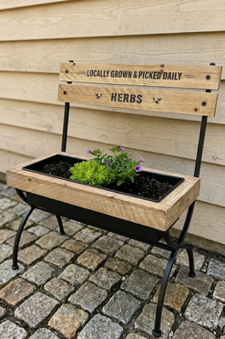 Herbs, kwietnik ławka, wym.65x54x33.5cm 