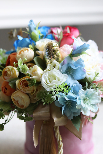 Tęcza Birds S, kolorowy flowerbox z chwostem