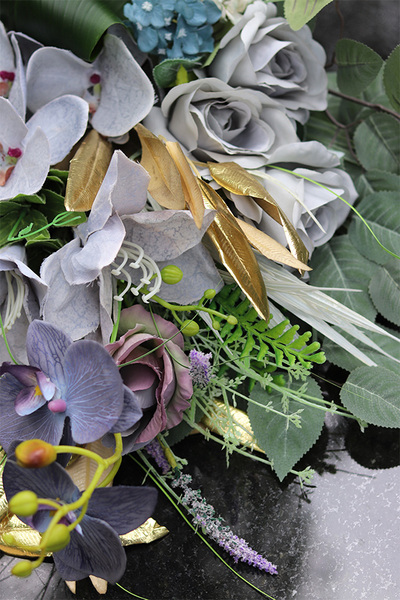 Hedrana, bukiet nagrobny we wkładzie