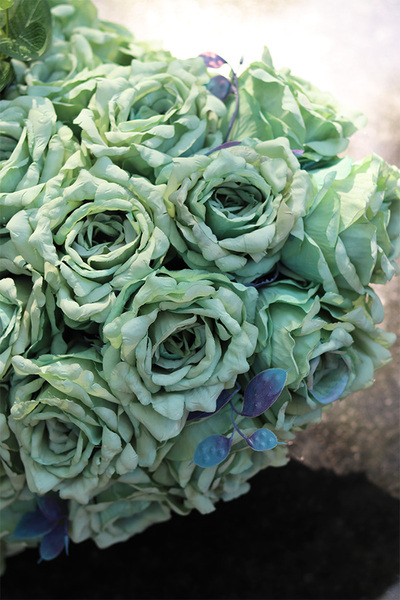 Mint Heart Volcan, dekoracja nagrobna serce z dedykacją