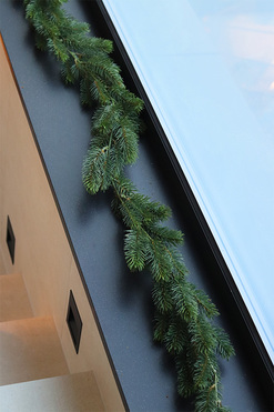 Natural Christmas Subtelle, zielona girlanda świąteczna, dł.170cm