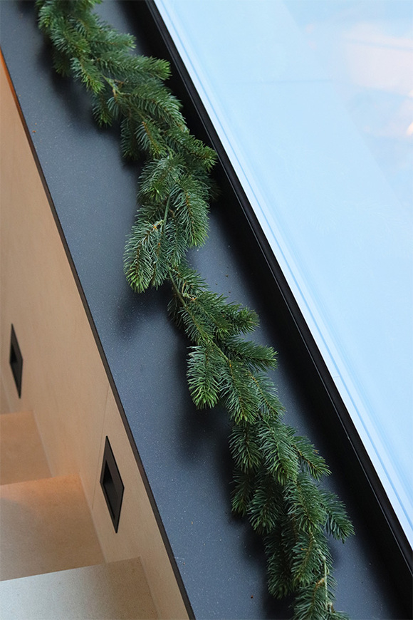 Natural Christmas Subtelle, zielona girlanda świąteczna