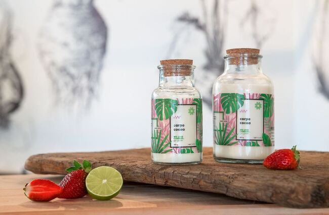 Go Green, sojowa świeczka zapachowa, Carpe Cocoa, 420g 