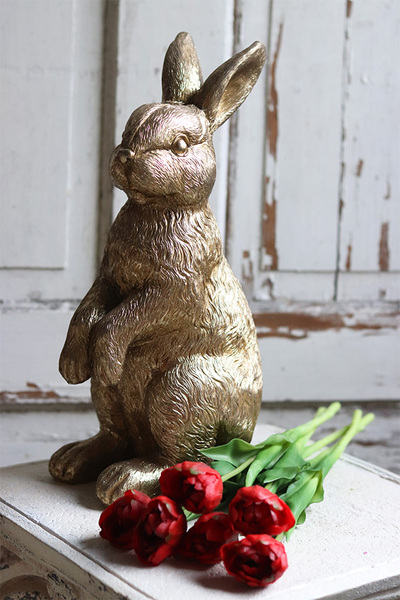 bukiet tulipanów silikonowych, Maggio Red, 6szt. dł.46cm