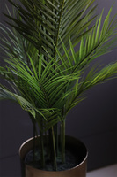 Haiti Gold, sztuczna palma w złotej donicy