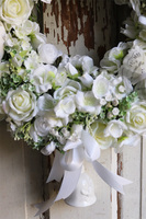 wianek dekoracyjny, Komunijny Biel 3, śr.40cm  