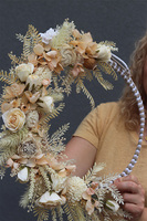 Boho Lusille Slim, wianek na drzwi na obręczy