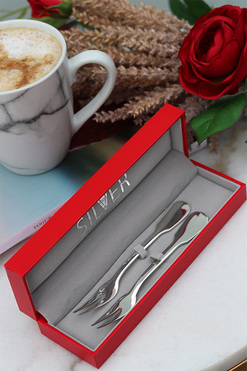 komplet do zakąsek w opakowaniu prezentowym, Omega, wym.13cm