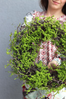 Omszałe Runo, dekoracyjny wianek z mchem
